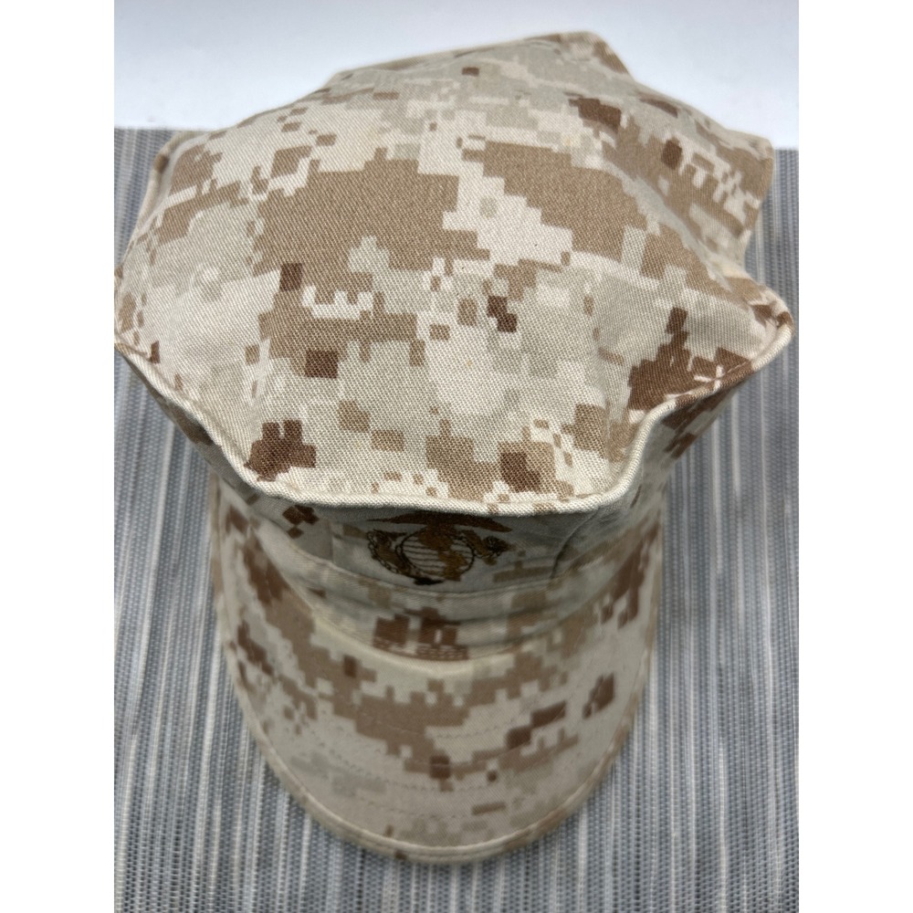 USMC MARPAT Desert Digital Camo Garrison Cover Hat EGA Small Sekri Industries - Picture 2 of 6